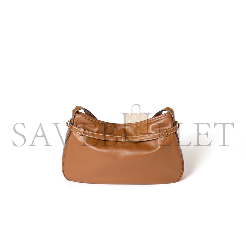 MIU MIU AVENTURE LEATHER BAG 5BC181 (40*24*7cm)